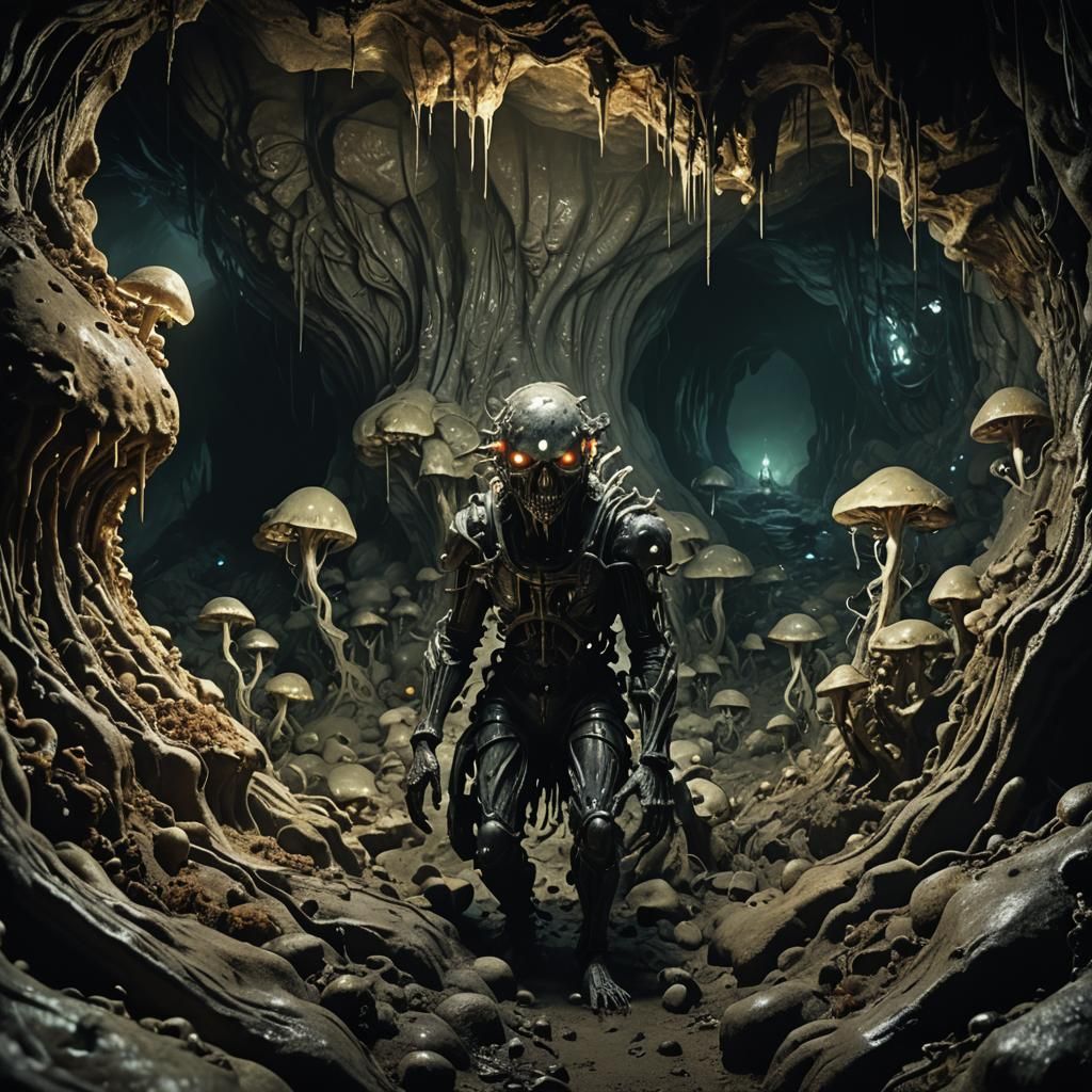 Biomechanical Horror in Nutty Putty Cave