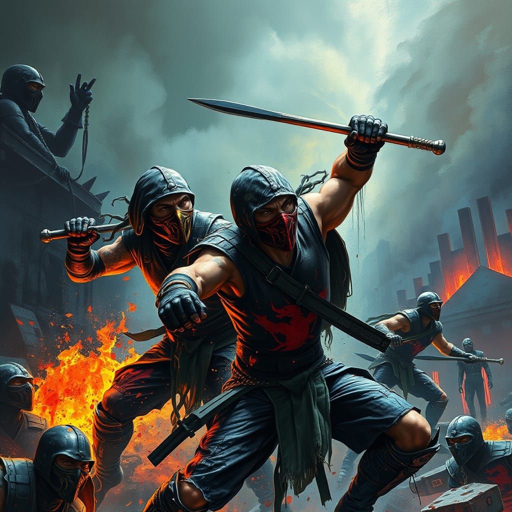 Mortal Kombat Warriors Clash in Apocalyptic Arena