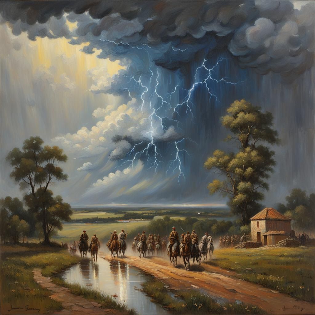 Epic Thunderstorm Inspired by War and Peace