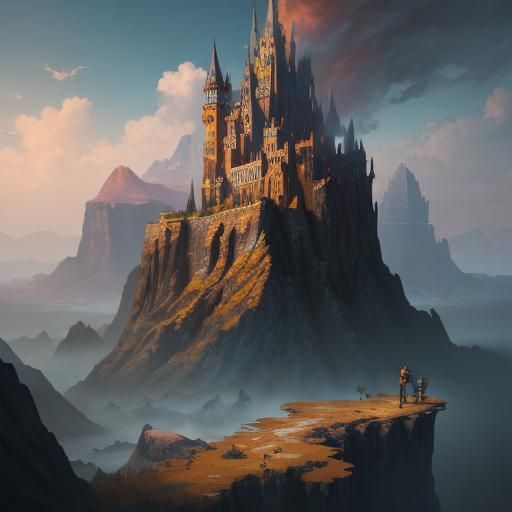 Fantastical Slice of Life in Detailed Matte Painting