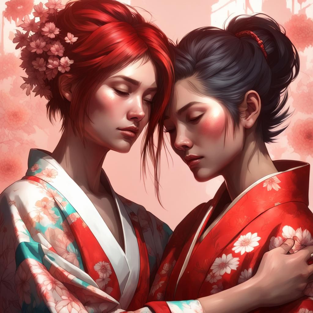 Woman Receiving Massage: Hyperdetailed Digital Art