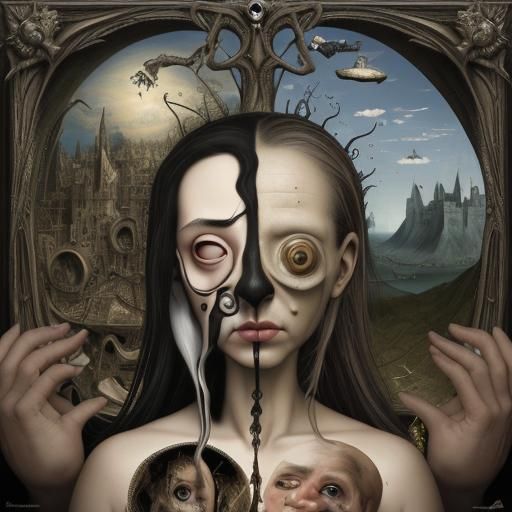 Surreal Mindscape Inspired by Masters of Surrealism