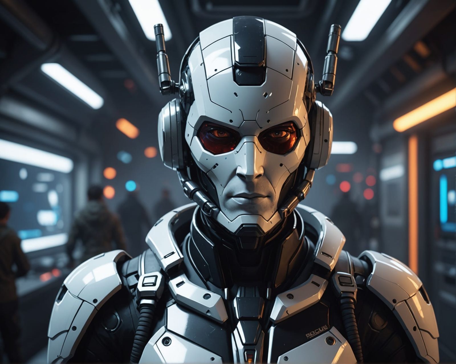 Rogue AI Hacking Intergalactic Systems in 3D