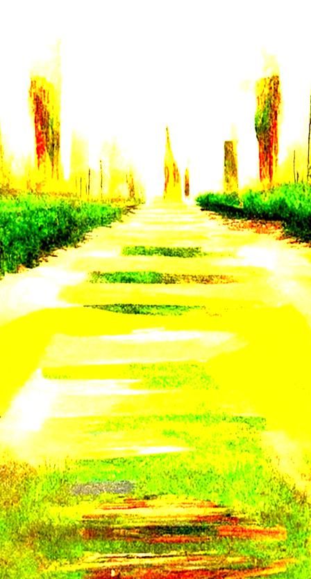 Fantasy Landscape Inspired by Trading Card Art