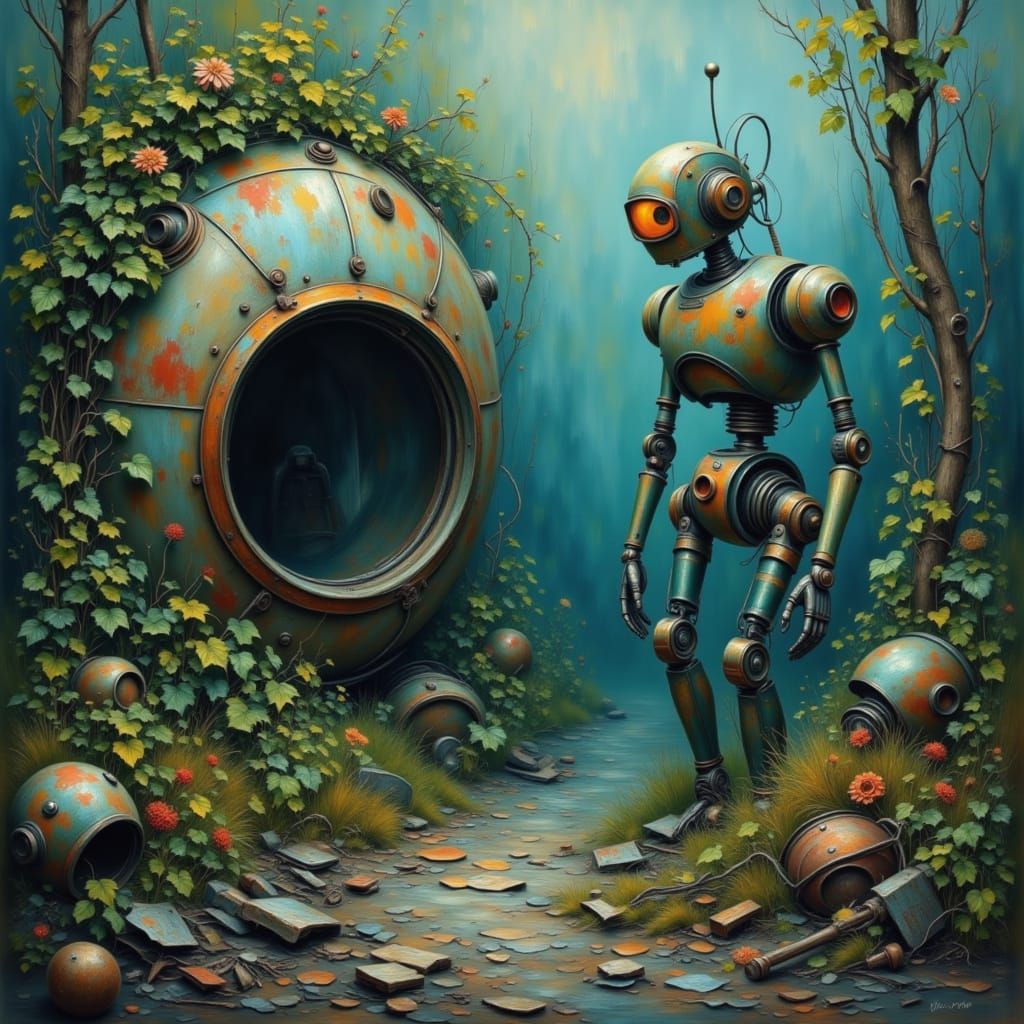 Android Discovers Abandoned Space Capsule in Dystopian Dream...