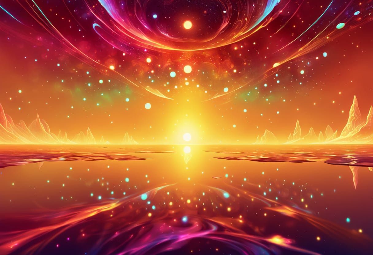 Cosmic Fantasy World with Luminous Astral Details