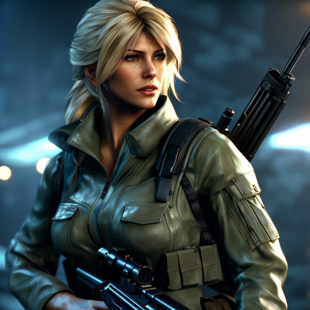 Sniper Wolf, MGS 1 beautiful female