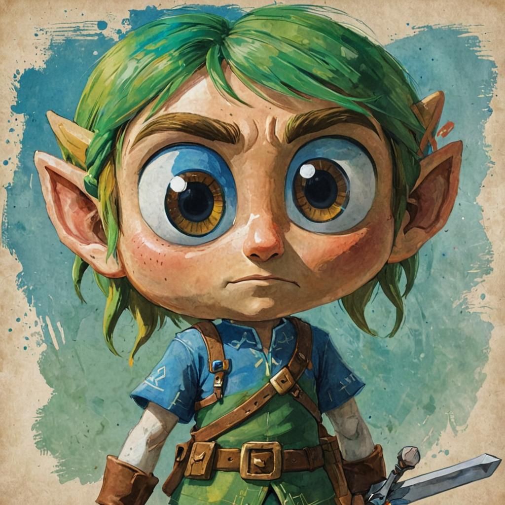 Link's Introspective Self-Portrait