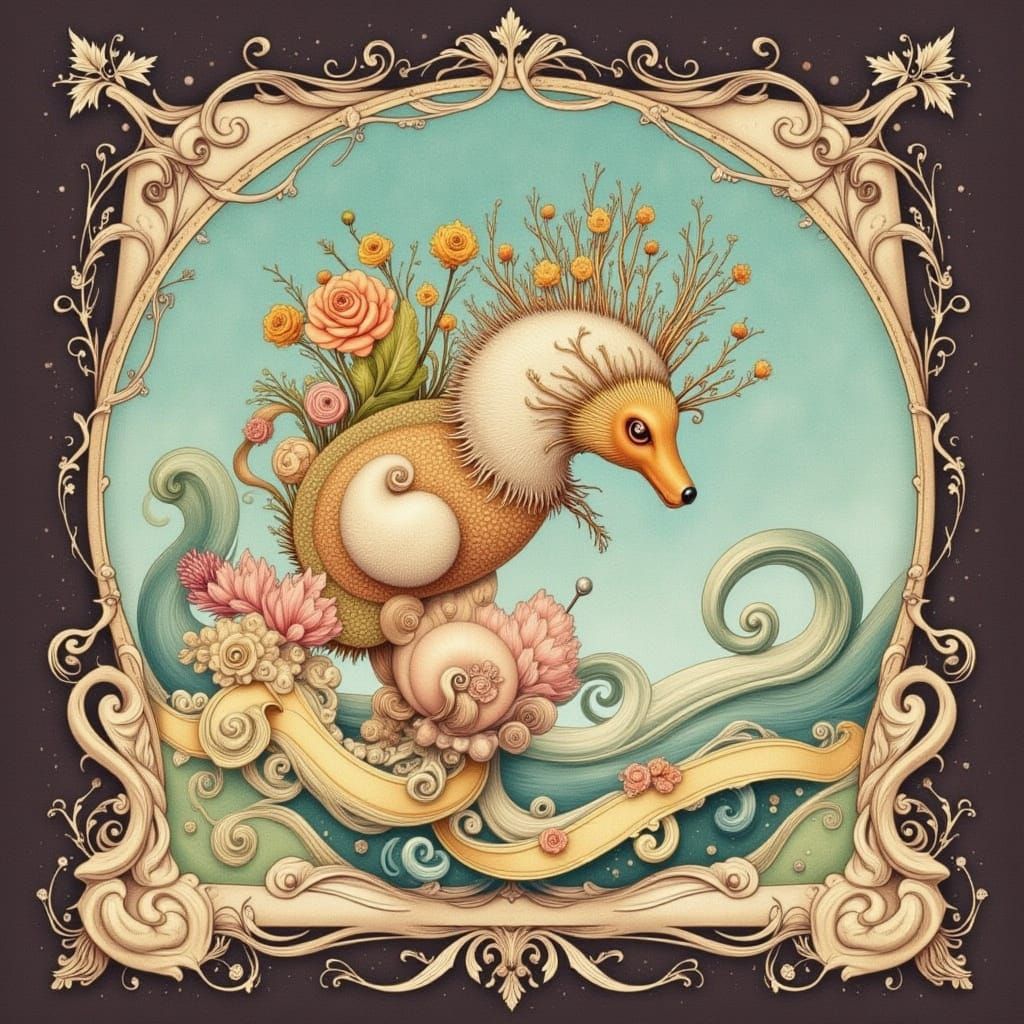 Cicada Illustration on Journaling Paper