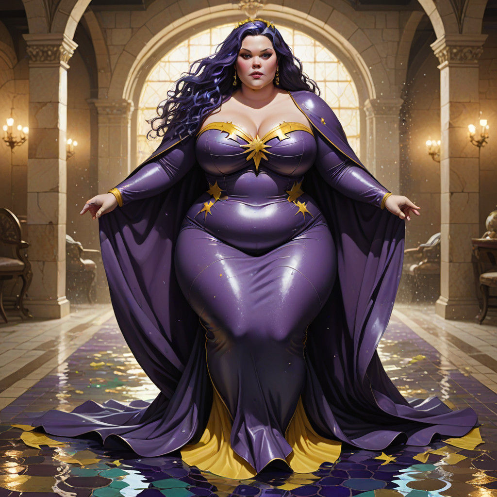 Supergoddess Dimensia Saves Plus-Size Mermaid in Dystopian P...
