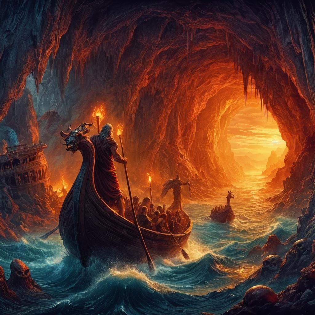 Charon's Ferry: A Hellenic Underworld Journey