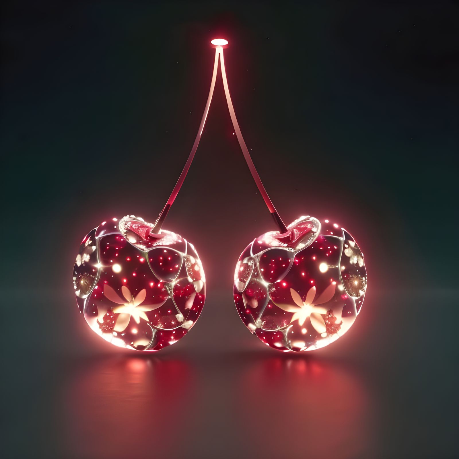 Crystal Cherries: Detailed Glasswork in 3D