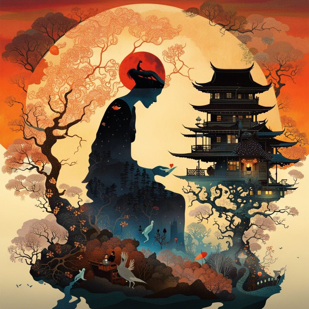 Surreal Collage Art: The Essence of Loneliness