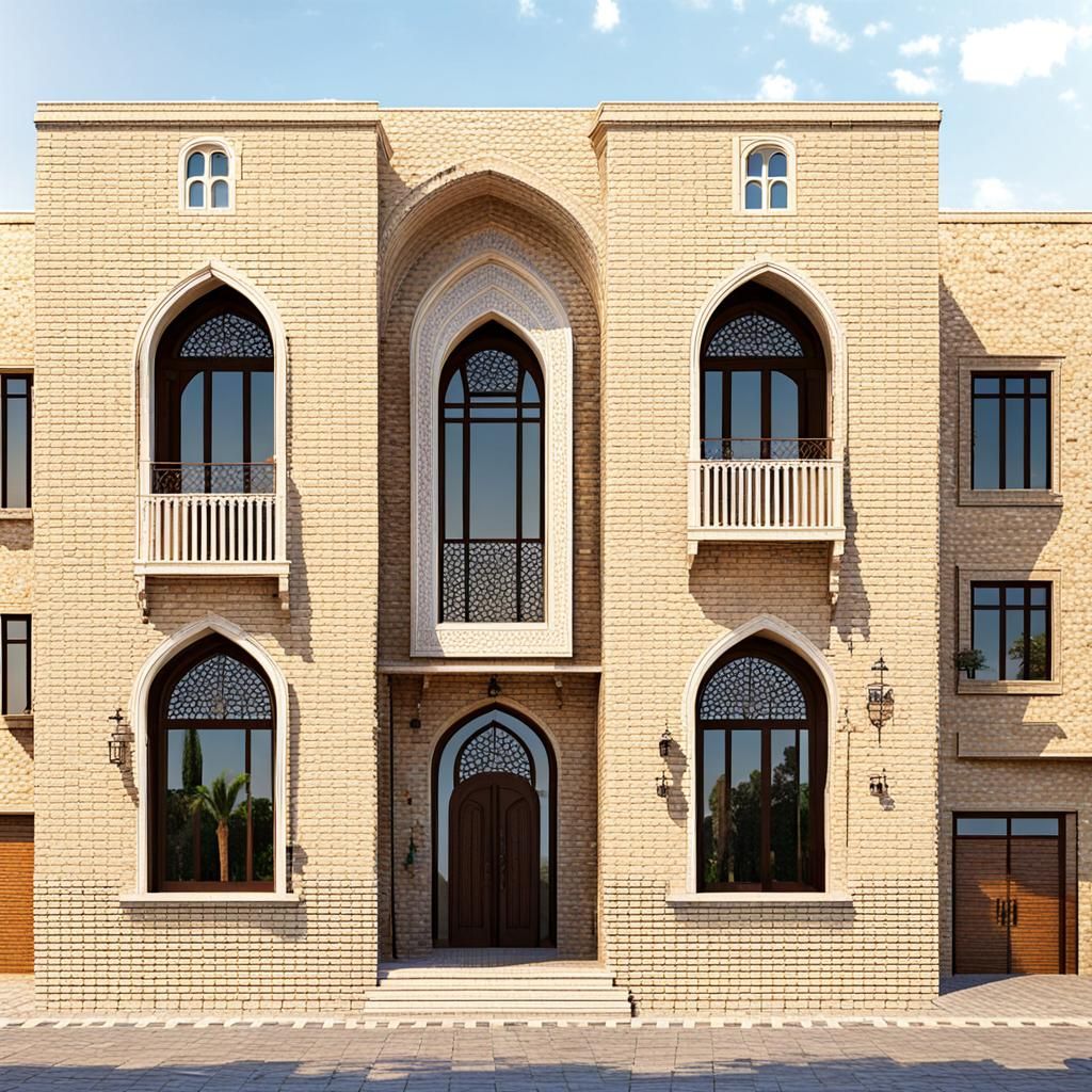 Traditional Iraqi House Architecture in Baghdad