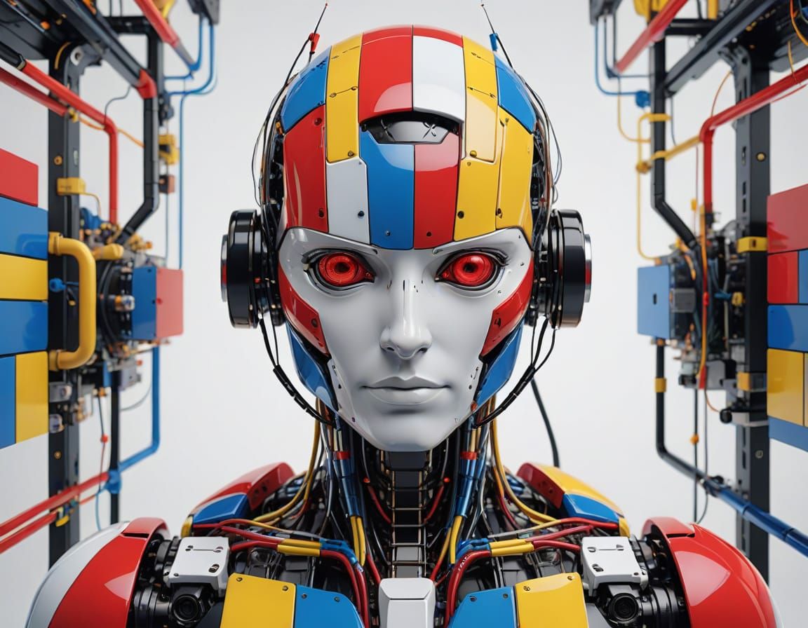 Android Internal Interface in De Stijl Style