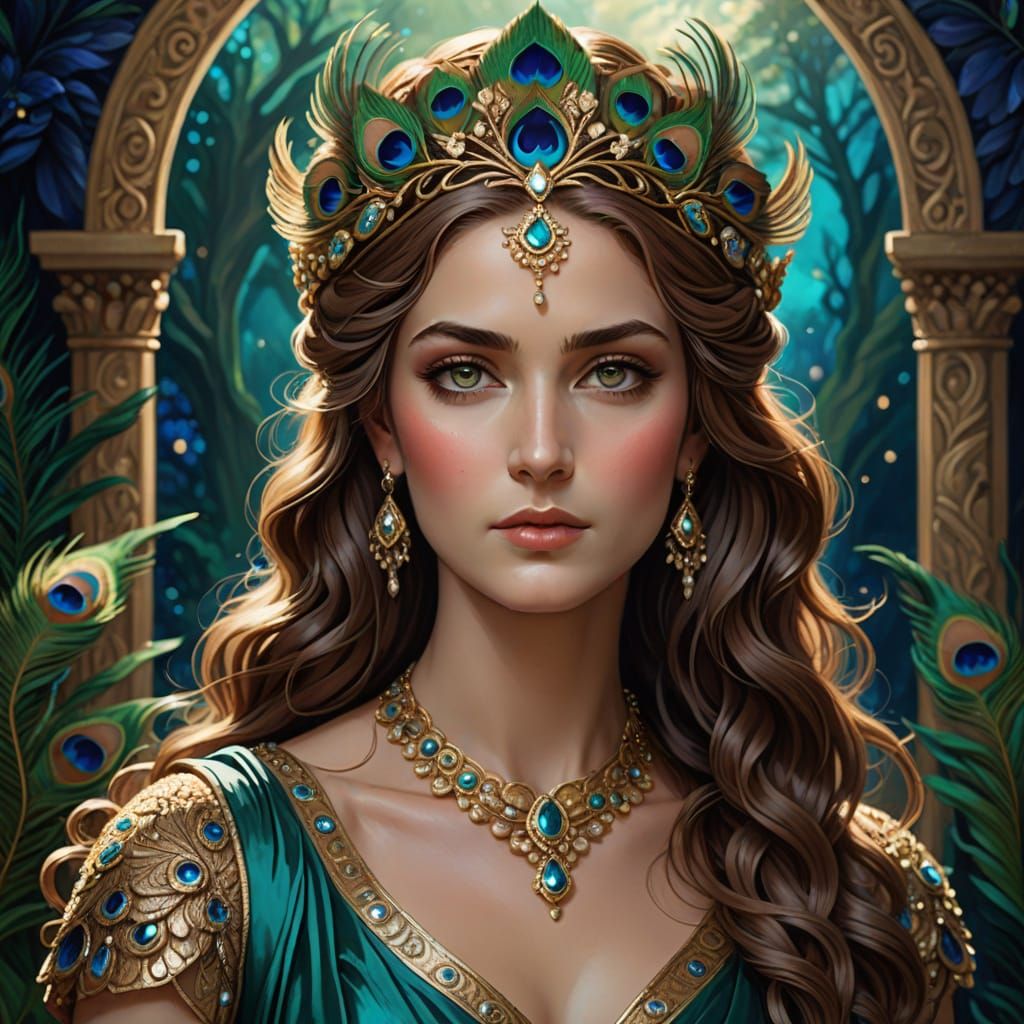 Hera, Goddess of Family, Close Portrait