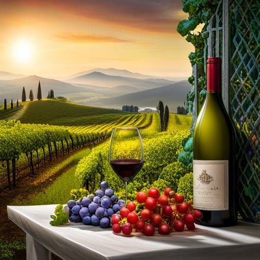 Tuscan vineyard