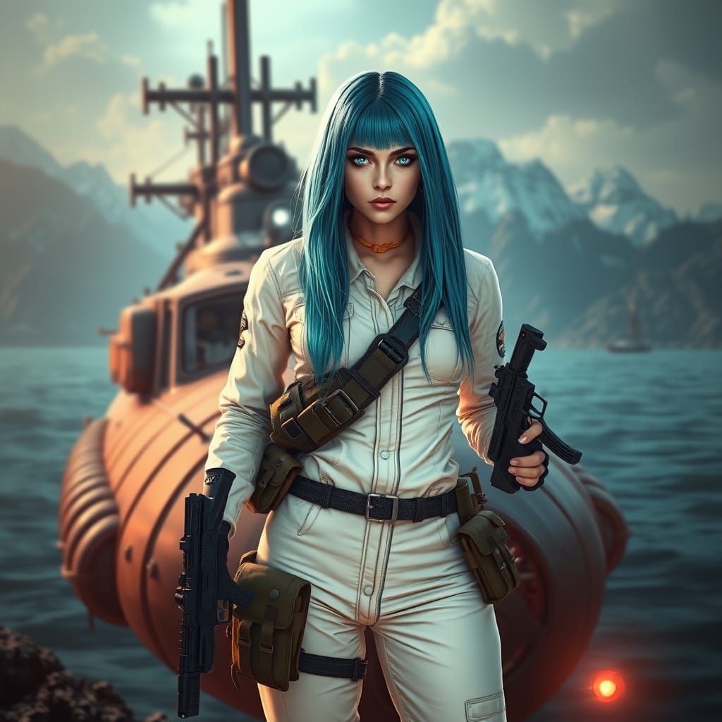 Fearless Female Mercenary Captain Rules Underwater Realm
