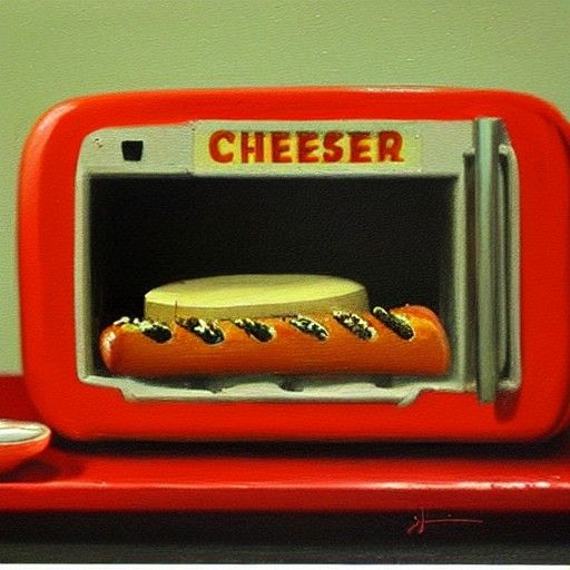 Still Life with Cheese Grater in Oil Paint