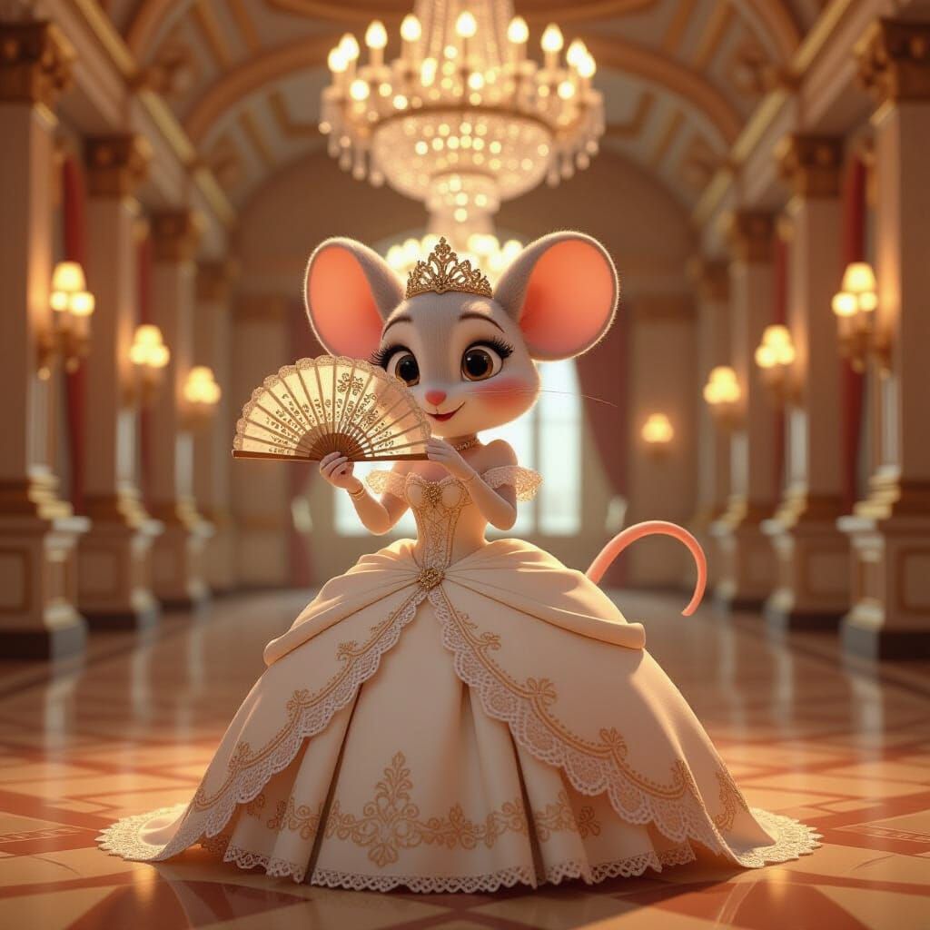 The Shy Mouse in the Ballroom