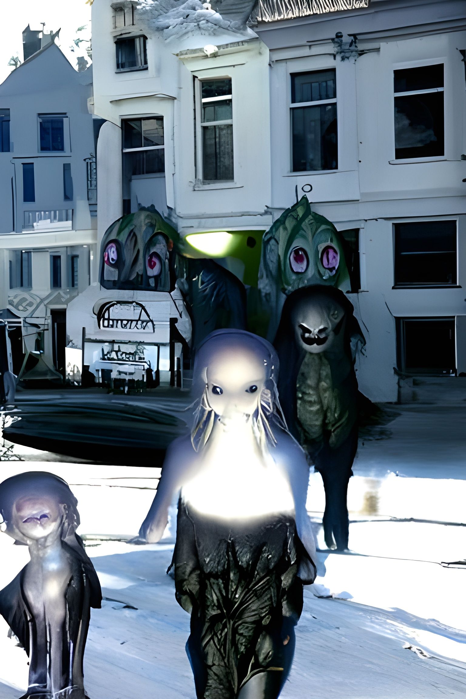 Lovecraftian Horrors Lurking on Haunted Street