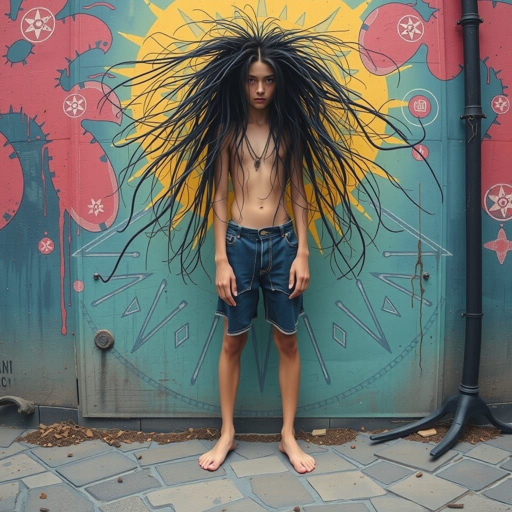 Serene Monk Weaves Occult Hand Signs in Monastery