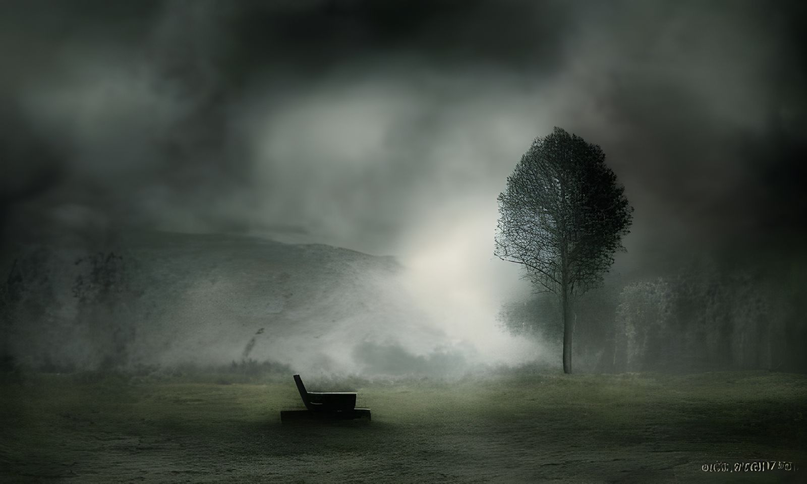 Desolate Stillness: A Study in Darkness