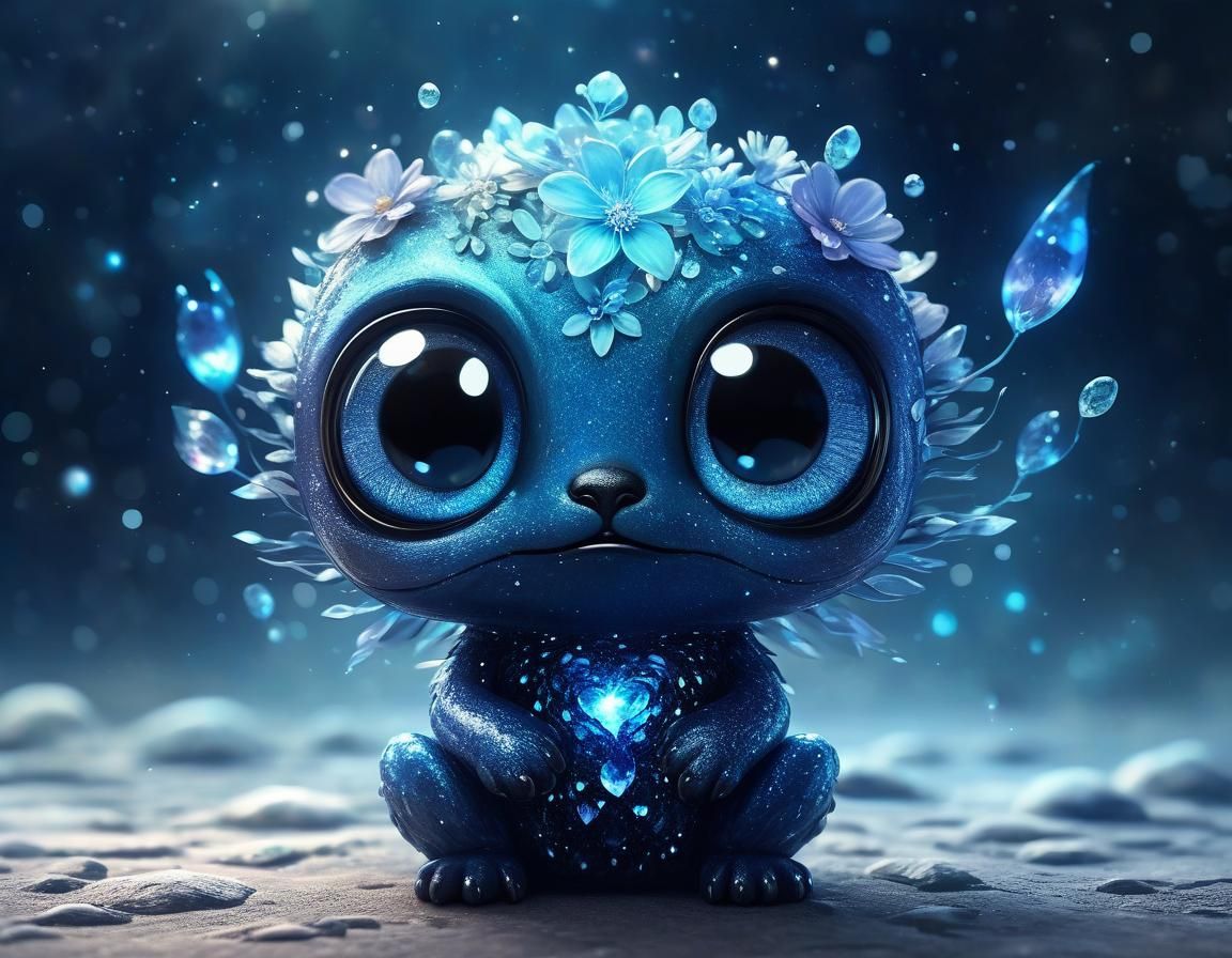 Cute Miretar Creature with Floral Details