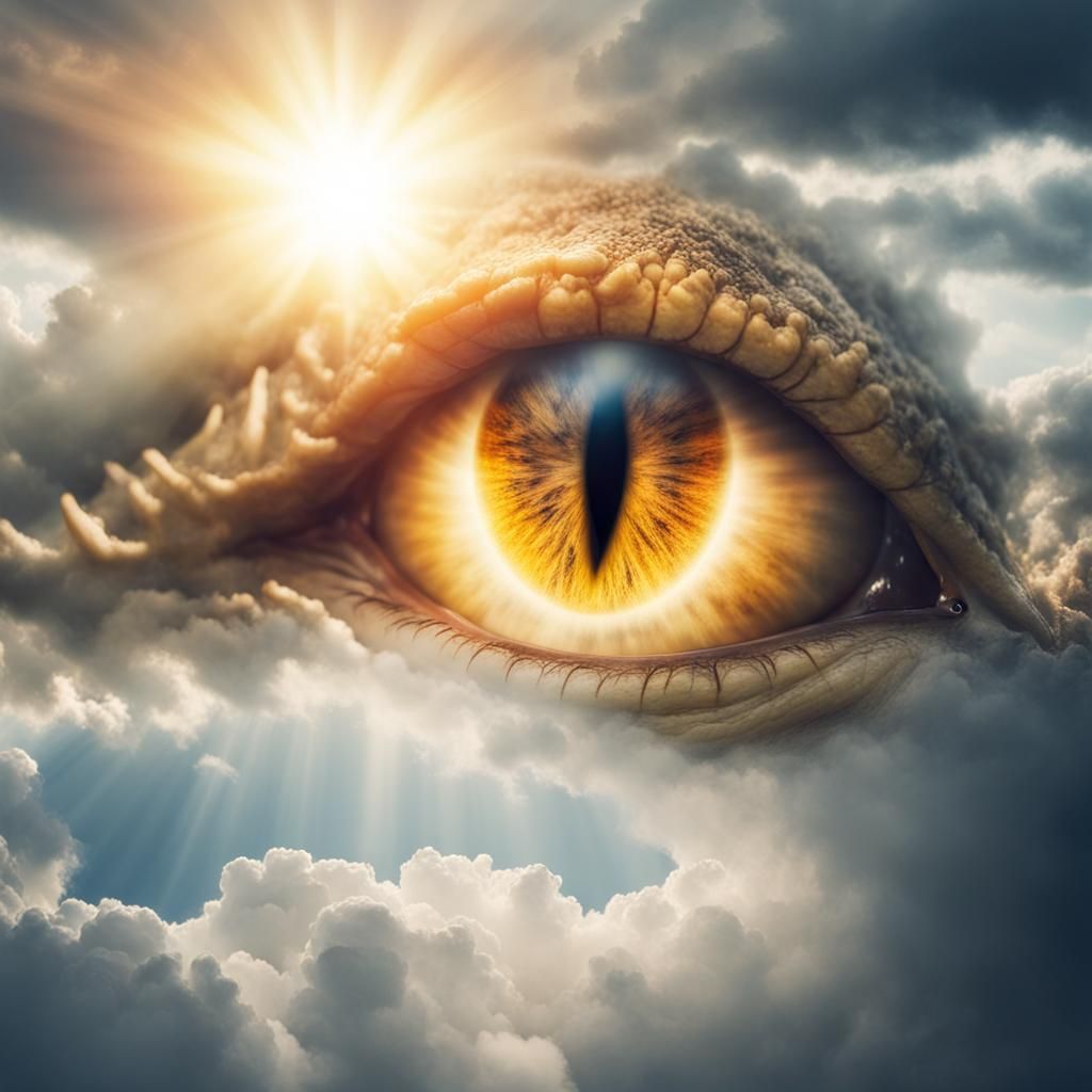 Dragon Eye in Divine Light