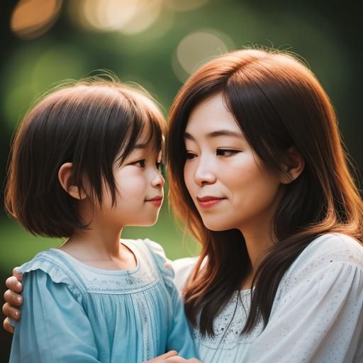 Heartwarming Mother and Child Portrait in Natural Light