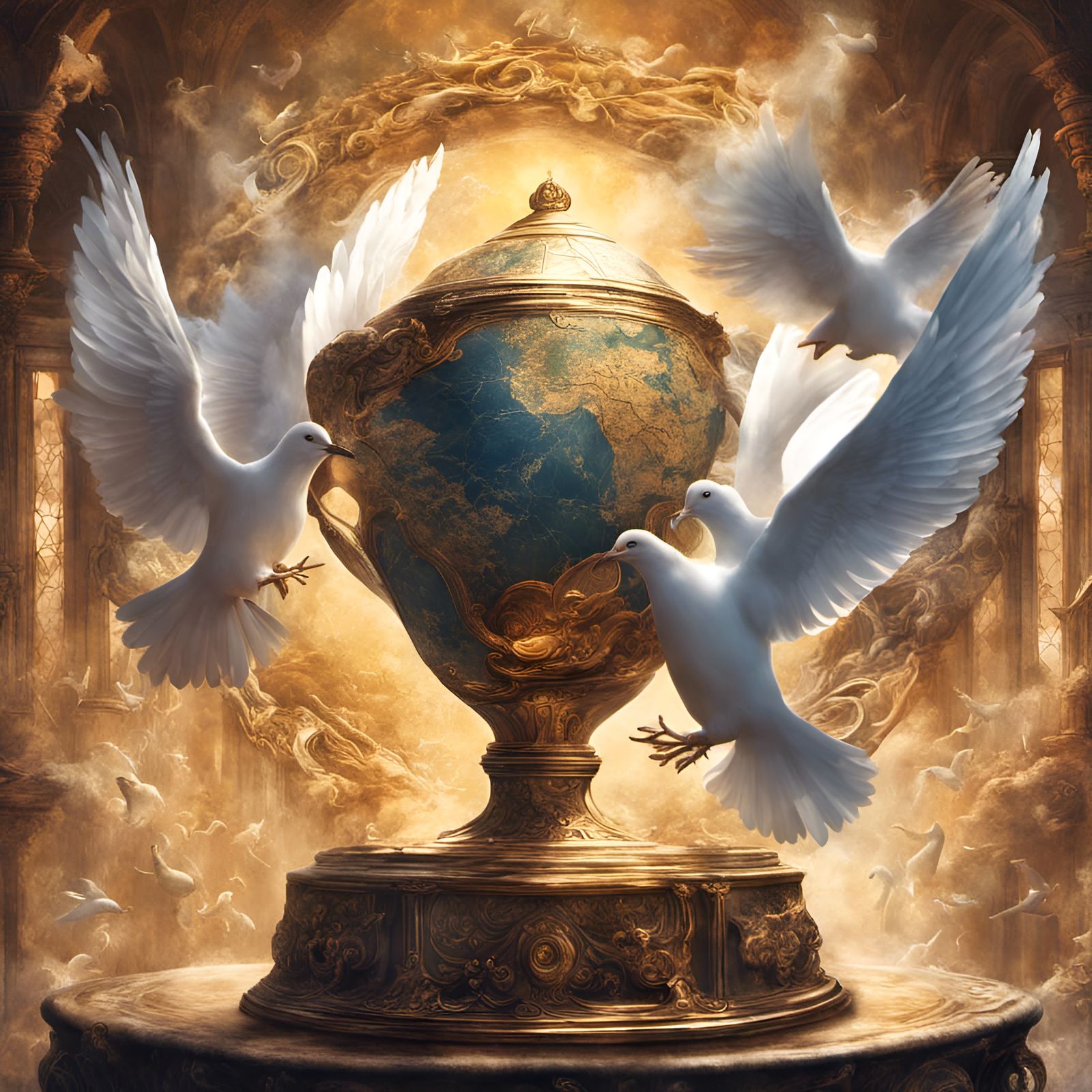 Trophy 001 - Unattainable World Peace Trophy --