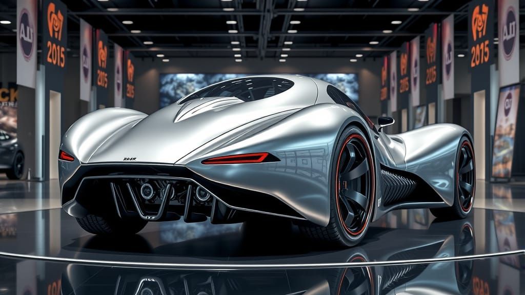 Futuristic 2035 Concept Car Inspired by Syd Mead