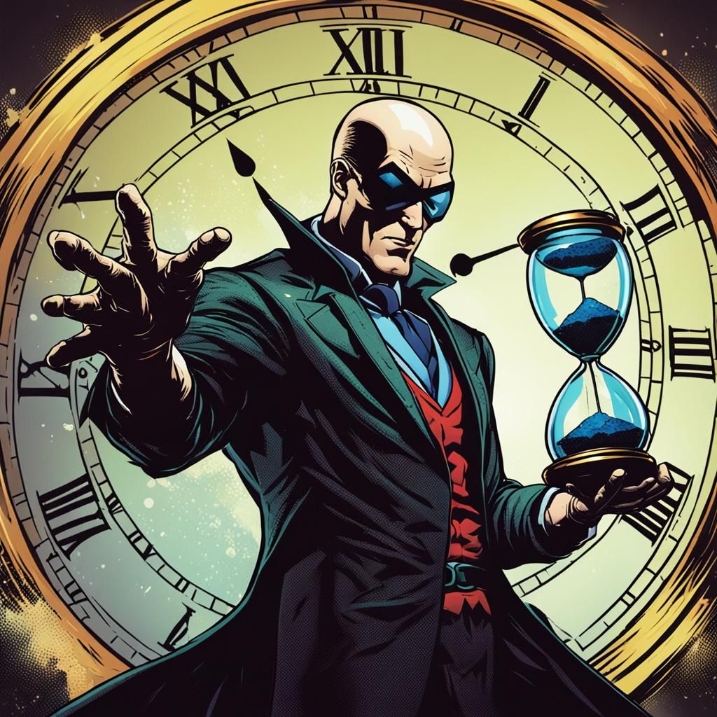 Supervillain's Hourglass: Power Over Time