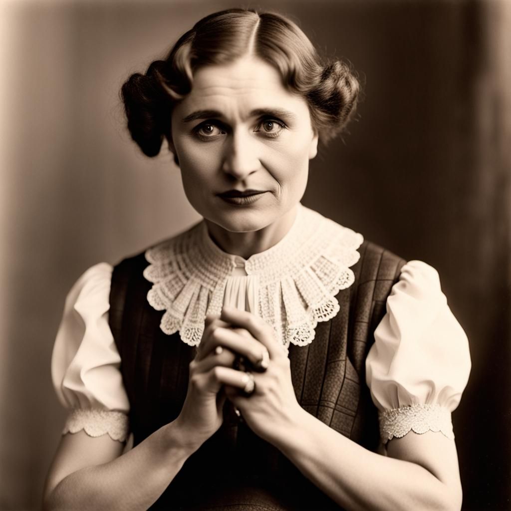 Helen Keller Rapping: An AI-Generated Concept
