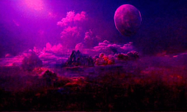 Majestic Ocean Scene in 3D Render Style