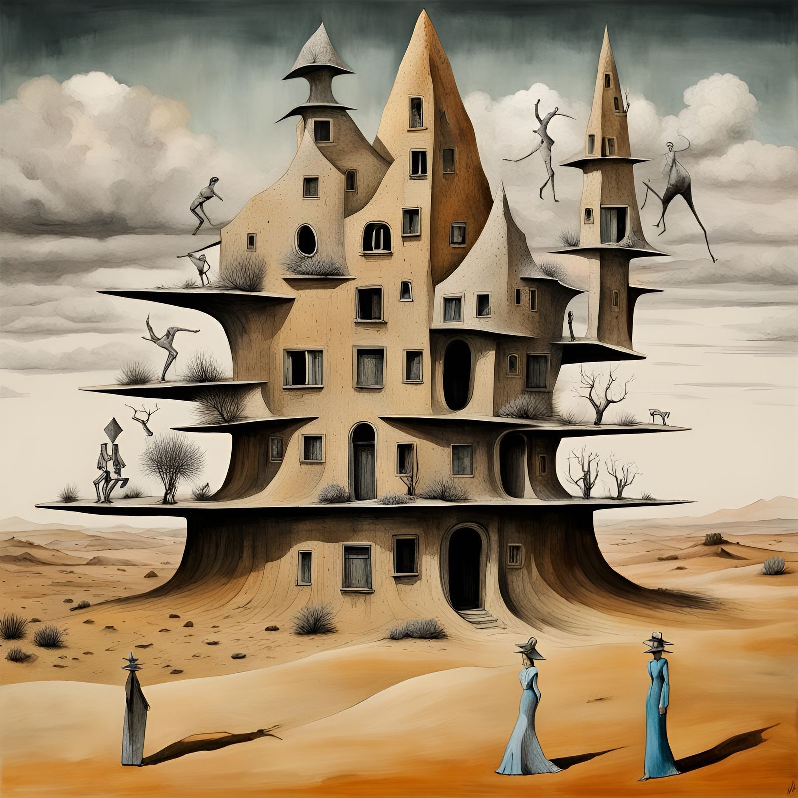 Surreal Structure in the Desert