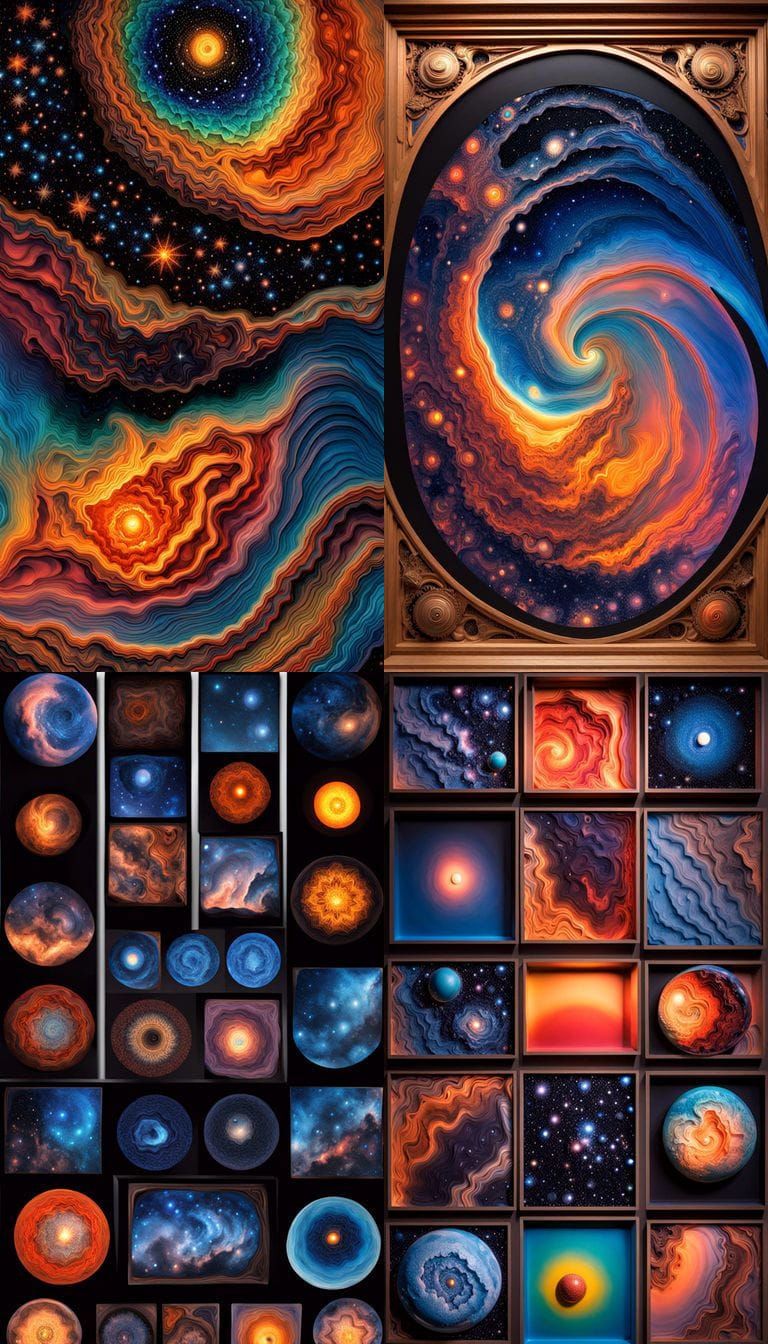 AI's Dream: Four Data Visualizations in Hyperrealism