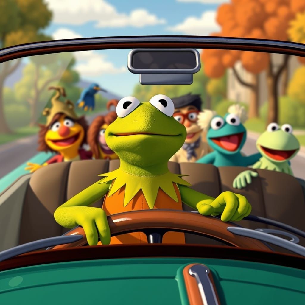Kermit's Nostalgic Road Trip with Muppets