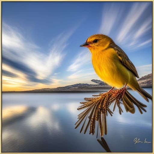 Weaver of Gold: A Metallic Art Creation