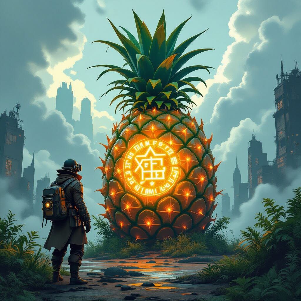 Steampunk Explorer at Giant Pineapple's Edge