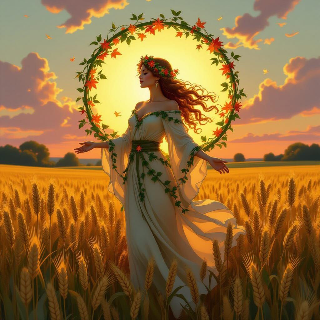 Mystical Harvest Spirit of Autumn Abundance