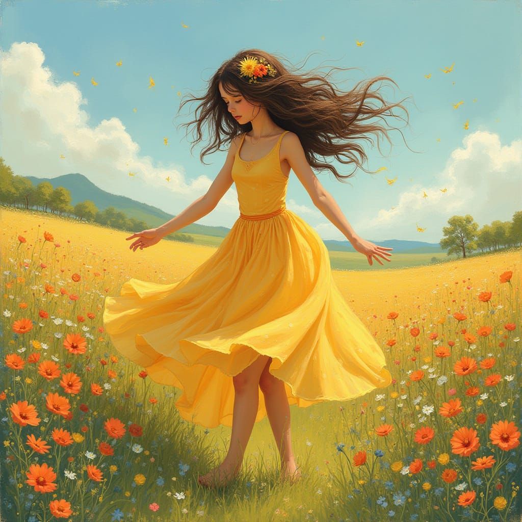 Her favorite color is yellow...