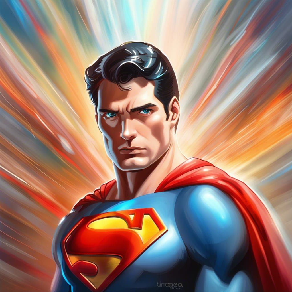 Superman Heat Vision in Divine Sunshine