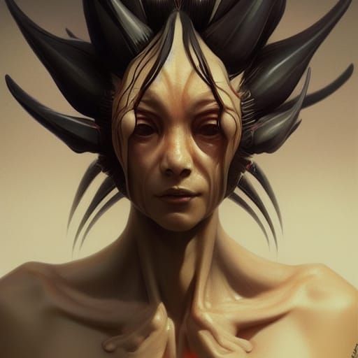 Japanese alien hybrid being