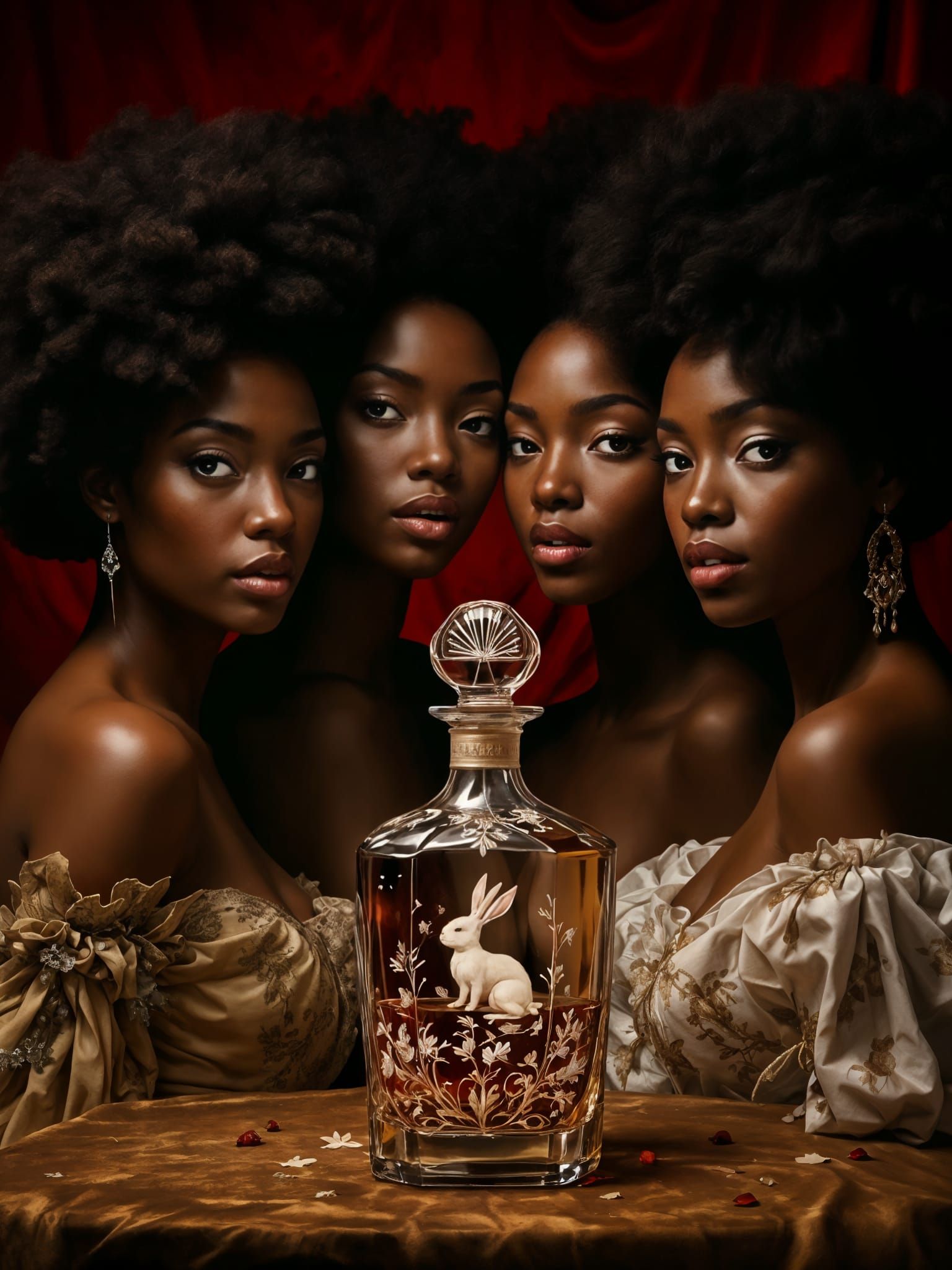 Black Muses and Baroque Whiskey: A Contemporary Painting