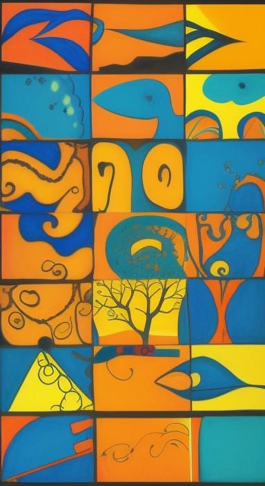 Surreal Image of Love, Joy, and Happiness