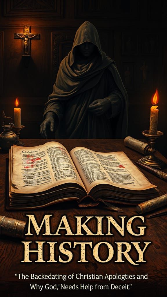 Forged in Shadows: Ancient Manuscript Illuminated by Candlel...