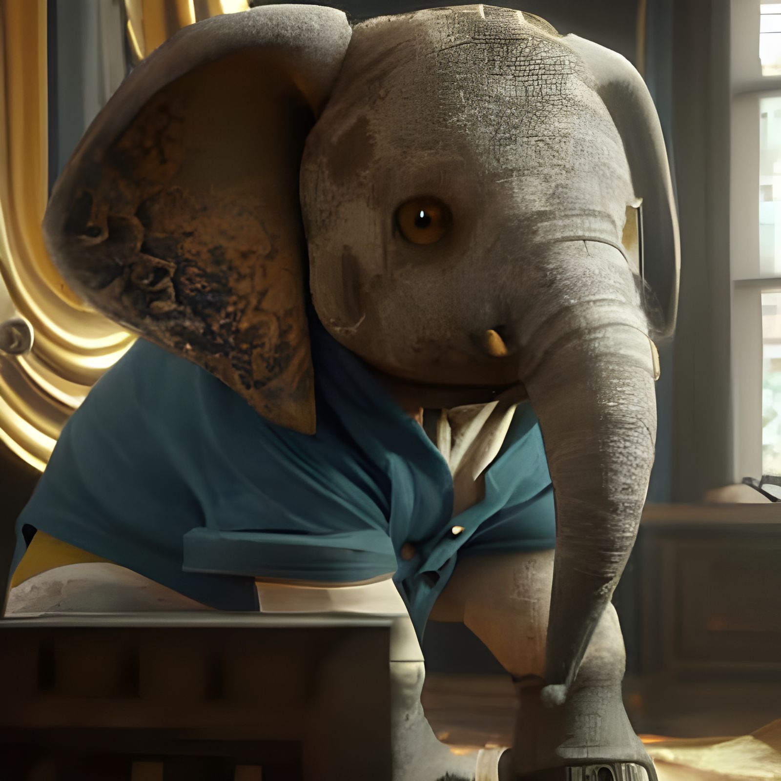 “It’s going to be an amazing day! I can feel it in my trunk!”