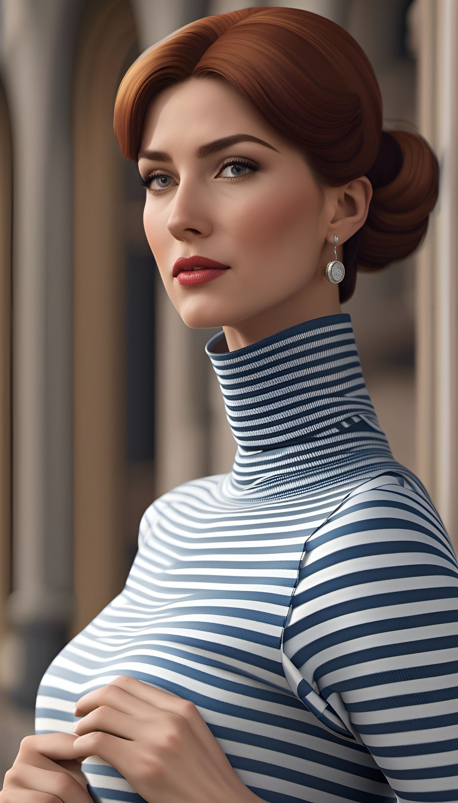 Curvy Woman in Hamburg, Ultra-High Definition