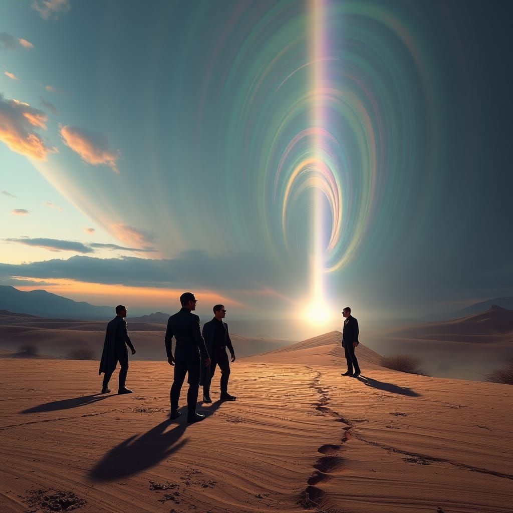 Men in Black Investigate Rainbow Prism Anomaly